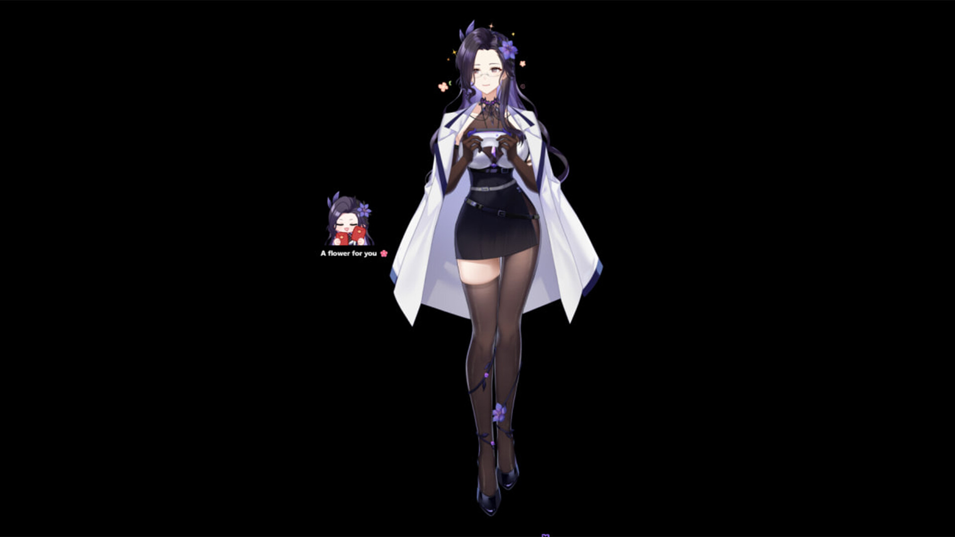 Dr. Violet game interaction